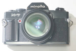 【未チェック】ミノルタ　MD 50mm 1:1.7 ボディX-7つき