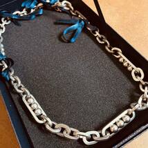 PRADA chain jewels プラダ チェーンネックレス シルバー アクセサリー 新品 正規店購入品_画像2