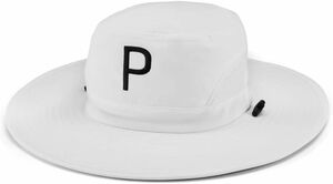 プーマ メンズ ハット Aussie P Bucket Hat　ホワイト