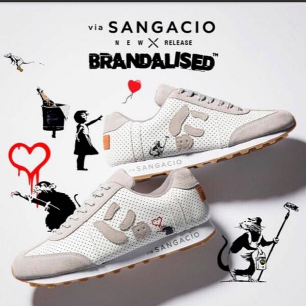 Banksy(バンクシー)グラフィティ『viaSANGACIO×BRANDALISED』