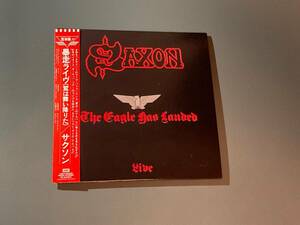 【紙ジャケ/帯付SHM-CD】サクソン SAXON ★ 暴走ライヴ（鷲は舞い降りた）　TOCP-95105　