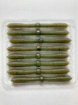 megabass メガバス CATS KILL WORM キャッツキルワーム 2.5インチ 8本 ① 検)リバウンドスティック フリックシェイク ヘビーコアジャム_画像2