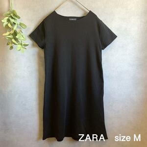 ZARA KNIT 黒ニットチュニック