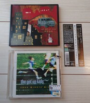 送料無料　THE GET UP KIDS　2枚セット　CD　邦盤　ON A WIRE　ゲットアップキッズ　FOUR MINUTE MILE（レンタル落ち）　USED　エモコア_画像1