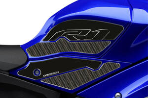 【限定特価！！】PRINT　SIDER5P　レジンタンクサイドパッド　YZF-R1 20-23