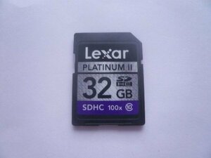 LEXAR PLATINUM ll　SDHCカード　32GB　