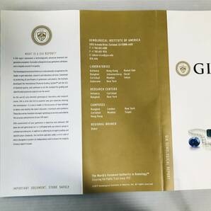 鮮やかなブルー！【GIA鑑定書付き！】 天然ブルーサファイア 2.05Ct sapphire 8.81x6.98x3.63mm パワーストーン Corundum コランダム 宝石の画像10