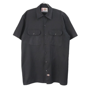 ディッキーズ　Dickies 半袖 ワークシャツ BLK/M【メール便可】 [9017884]