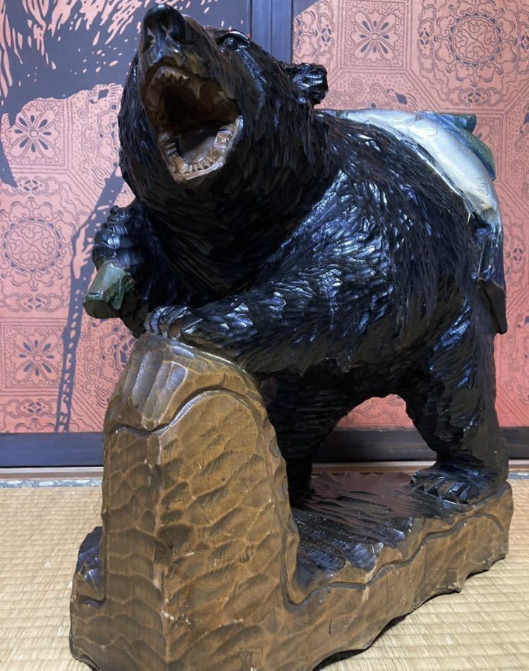 2023年最新】Yahoo!オークション -木彫り 熊 置物(東洋彫刻)の中古品