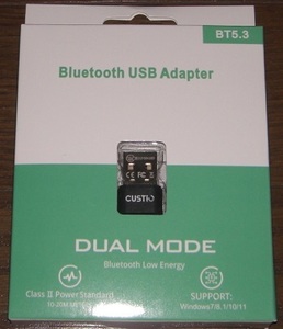 未使用 Bluetooth USB アダプター BT 5.3 レシーバー 小型/ wifi dual mode