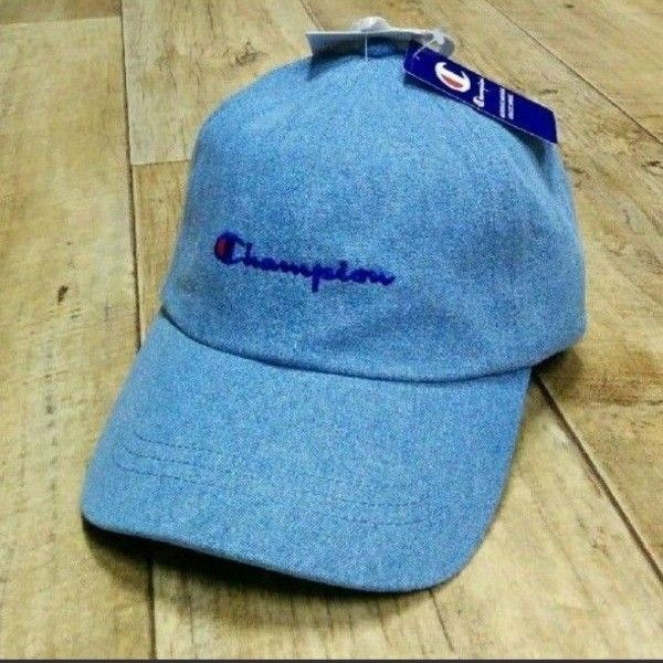 タンガリーデニム 新品 Champion キャップ