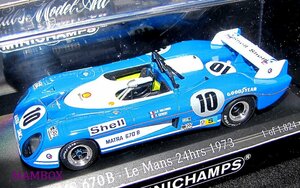 【SALE】PM☆1/43 430731110 マトラ MS670 B LEMANS 1973 #10 1824台限定 Beltoise/Cevert