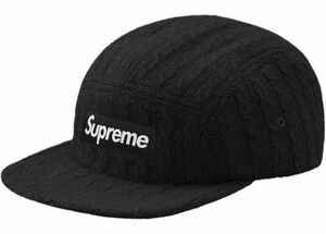 Supreme Fitted Cable Knit Camp Cap