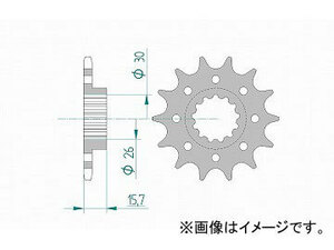 2輪 アファム Fスプロケット 品番：20604-16 スチール 520-16 ホンダ VFR750R RC30 520CON 1987年 JAN：4548664332151