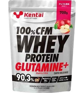 Kentai 100%CFM whey protein glutamine plus super teli car s700g Apple manner taste K0223