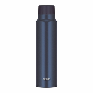 サーモス/THERMOS 保冷炭酸飲料ボトル ネイビー 750ml 保冷専用・丸洗いOK FJK-750(NVY)