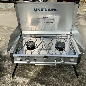 UNIFLAME ツインバーナー US-1900　スタンド、収納ケースセット