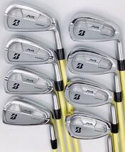 【軟鉄鍛造】良品 ブリジストン JGR FORGED 8本 アイアンセット ゴルフクラブ 男性用 JGRオリジナル Tour AD J16-11 カーボン FLEX：R_画像2