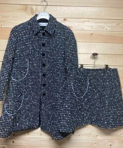 [ beautiful goods ]DIOR Dior tweed coat skirt setup multicolor 