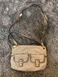 【美品】COACH コーチ 2way ショルダー ハンド バッグ シグネチャー