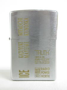 11886◆【SALE】ZIPPO ジッポ【 希少 ICE ”TRUTH” 1994.4.28 RADIO POWER NORTH 】中古USED