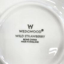 23K231 1 WEDGWOOD ウェッジウッド ワイルドストロベリー ソーサーのみ 食器_画像3