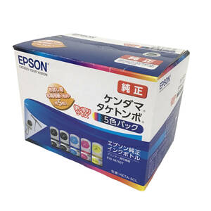 23R136 1 未使用 EPSON エプソン 純正 インクボトル ケンダマ タケトンボ KETA-5CL 5色パック