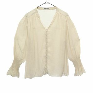 Изменение Snidel Cassen Blouse f Beige Snidel SWFB211097 Ladies 230915