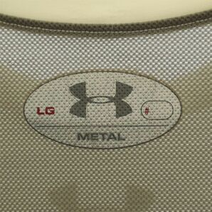 アンダーアーマー プリント トレーニングシャツ LG ホワイト UNDER ARMOUR 半袖 Tシャツ スポーツ ウォームアップ ロゴ メンズ 230915の画像6