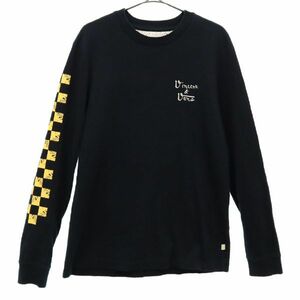 バンズ ゴッホ美術館 プリント 長袖 Tシャツ M ブラック VANS メンズ 230917