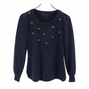 マークバイマークジェイコブス デザイン 長袖 カットソー XS ネイビー系 MARC BY MARC JACOBS レディース 230925