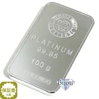 Pure Platinum Bar Ingot Tanaka Драгоценный металл 100G с неиспользованными товарами гарантия бесплатная доставка