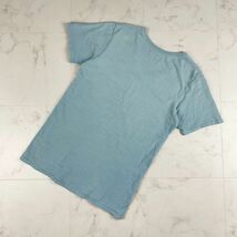 H.R.MARKET ハリウッドランチマーケット Vネック 半袖Tシャツ カットソー トップス メンズ 水色 ライトブルー サイズM*HC574_画像4