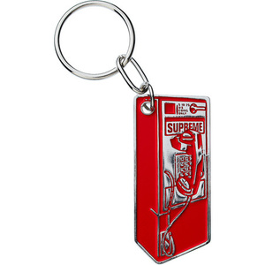 新品 18AW Supreme Payphone Keychain ペイフォン キーチェーン Red レッド キーホルダー 公衆電話