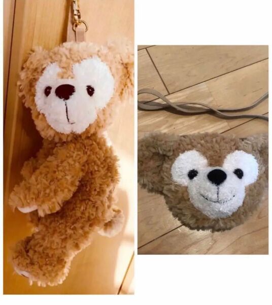 ダッフィー TDS ぬいぐるみポーチ Duffy ポシェット　ディズニー　 ダッフィー ぬいぐるみポーチ TDS