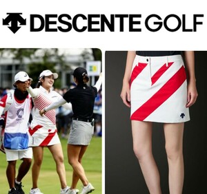 新品DESCENTE GOLF デサントゴルフ ストレッチスカート東京オリンピックJAPANナショナルチームモデル稲見銀メダル獲得着用モデル