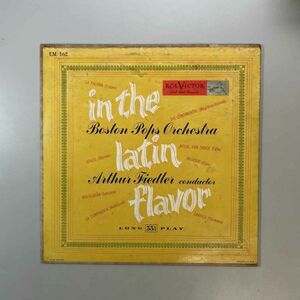 35001【US盤】 Boston Pops Orchestra, Arthur Fiedler / In The Latin Flavor ※10inch