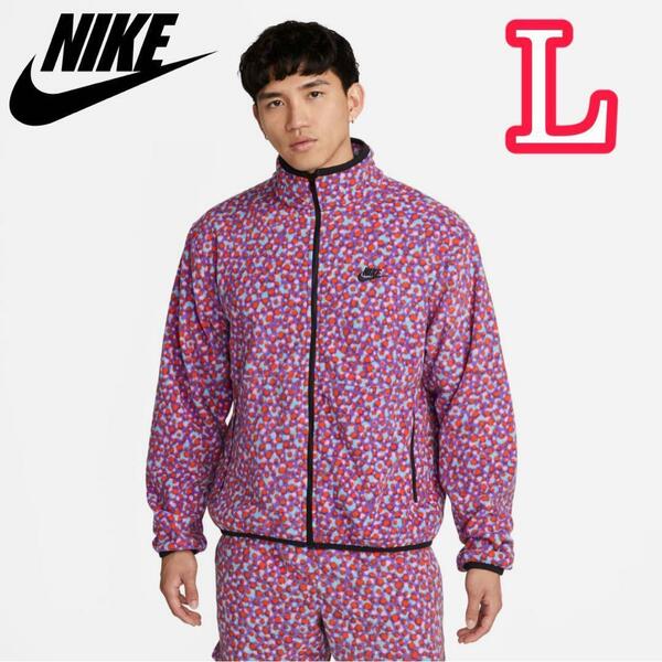 NIKE ナイキ クラブ+ PLR ドットジャケット レッド L DX0532