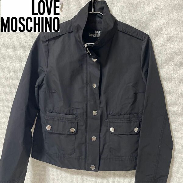 LOVE MOSCHINO ラブモスキーノ　レディース　ナイロンジャケット　M