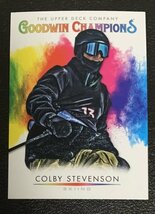 ★UPPER DECK 2021 GOODWIN CHAMPIONS #126 COLBY STEVENSON［SKIING］ベースカード「BASE SPLASH OF COLOR」★_画像1