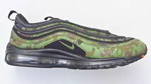 日本限定 NIKE AIR MAX 97 Premium QS AJ 2614 ナイキ・エアマックス　10.5　自衛隊カモ柄＆カモ柄バッチ付　中古 _画像4