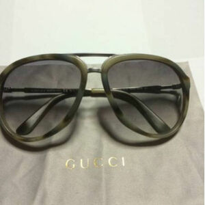 ●○ 美品！2014s/s GUCCI グッチ 名作・メタル＋セルサングラス！