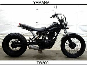 埼玉発！動画有！YAMAHA TW200 王道カスタム ロンスイ スカチューン スパトラ タイヤバリ山 ローンクレカ全国配送OKお気軽にご連絡下さい