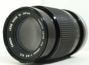 ~実写確認済~ ☆外観美品・人気の中望遠単焦点レンズ☆　キャノンFDマウント用　CANON LENS FD 135mm F3.5 S.C (H1295)