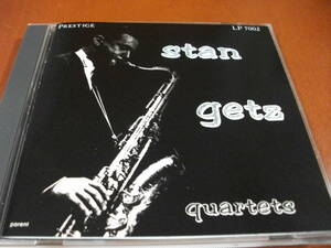 【CD】スタン・ゲッツ + アル・ヘイグ・トリオ Stan Getz / Stan Getz Qiartets (Prestige 1949/1950)　