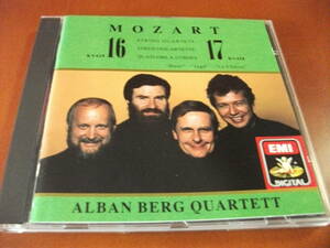 【CD】アルバン・ベルク四重奏団 モーツァルト / 弦楽四重奏曲 第16番 、第17番 (EMI 1990)