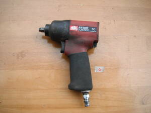 YUU534 ④　MAC TOOLS AW3800 マック　エアーインパクトレンチ 差込9.5ｍｍ角 インパクトレンチ エアー工具 自動車に 中古現状 同梱OK