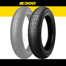 DUNLOP K300 CBX250RS GB250クラブマンCB500T CB400Four CB350T GL500 GL400 CB650 CBR400F NS125R 110/90-18 M/C 61H TL リア リヤ タイヤ_画像1