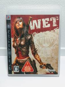 ★美品、送料180円★ ps3　WET ウエット プレイステーション3 レア　ゲーム　ソフト　シューティング　ネコポス発送　②