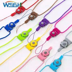 シンプルカラーネックストラップ